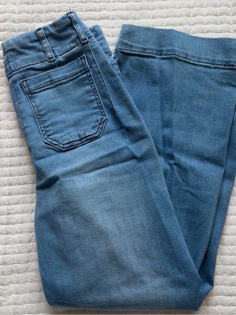 Maeve Skinny Jeans in Light Blue Denim